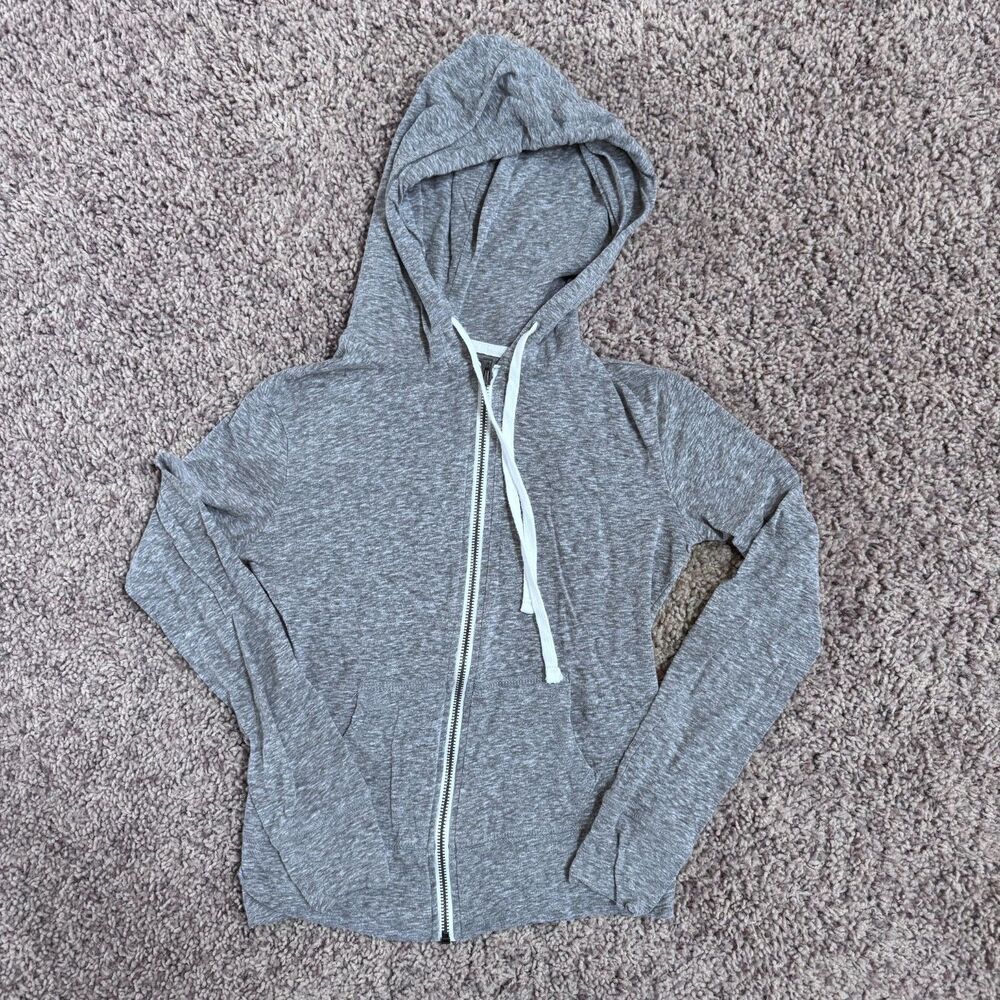 aeropostale women size XS jacket hoodie gray extra small